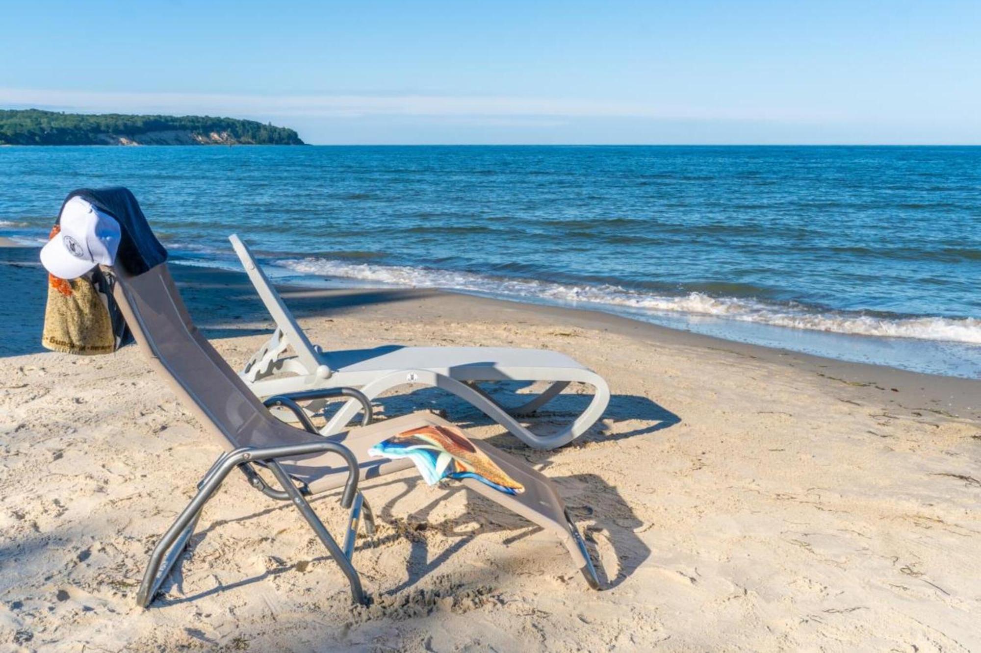 Traumhaftes Appartement Mit Balkon - Odins Blick Wohnung 6 - Mit Privatstrand, Sauna Lobbe Zewnętrze zdjęcie