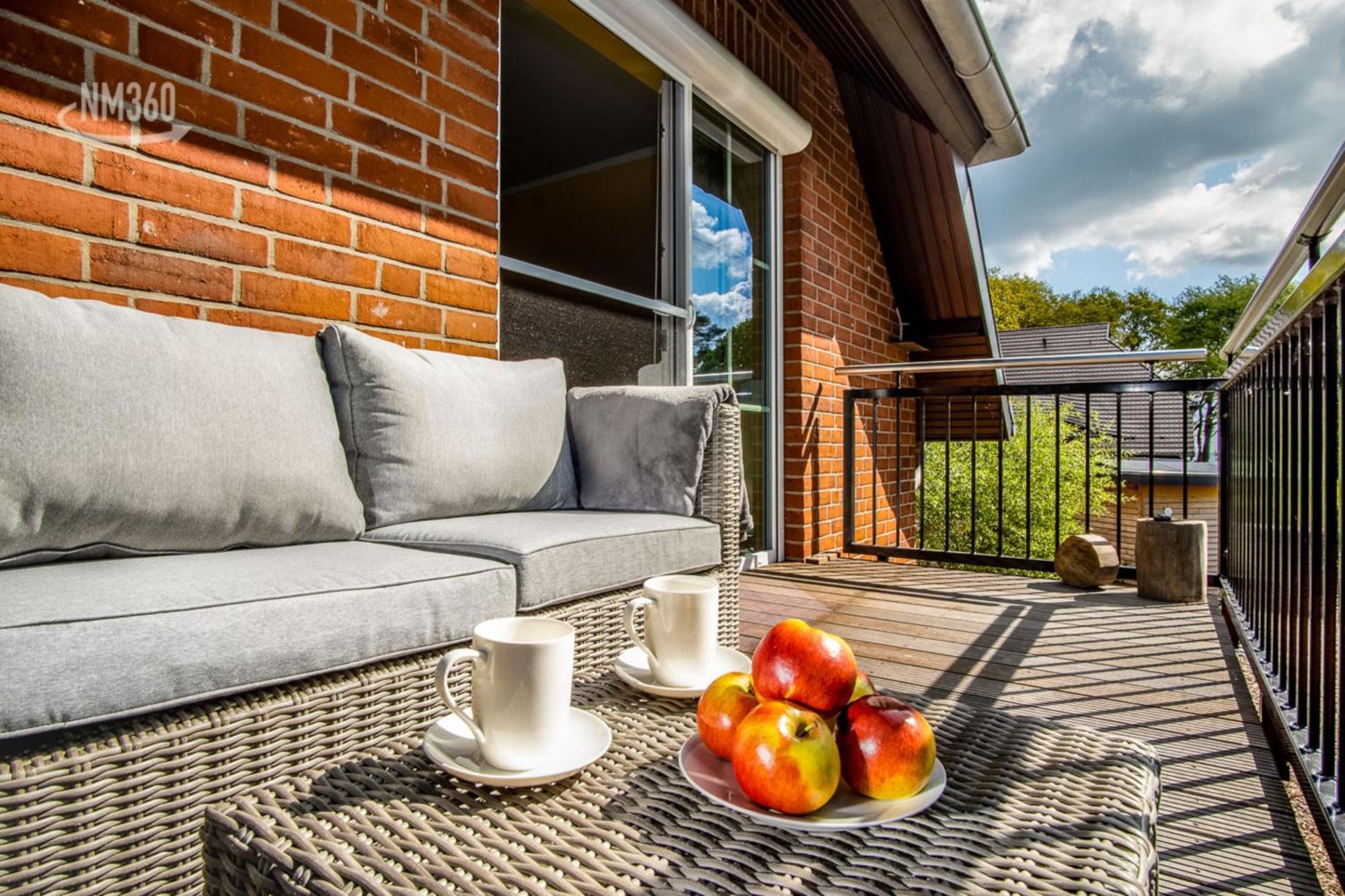 Traumhaftes Appartement Mit Balkon - Odins Blick Wohnung 6 - Mit Privatstrand, Sauna Lobbe Zewnętrze zdjęcie